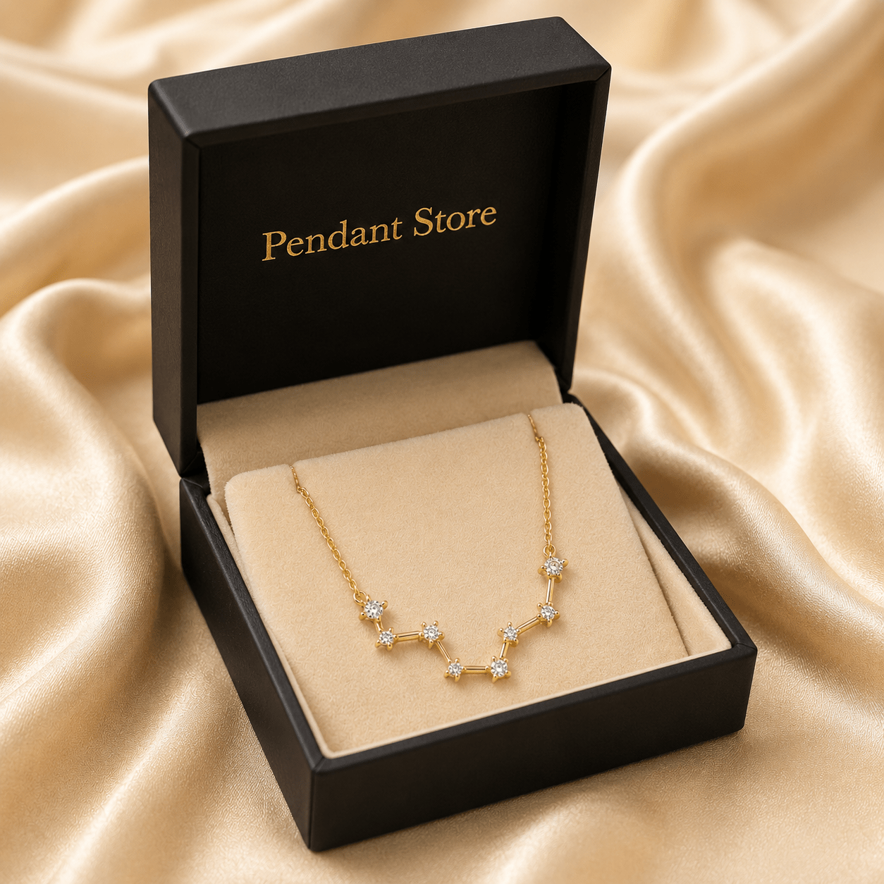 Aquarius Constellation Necklace - Pendant Store
