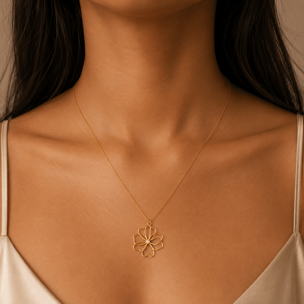 Bloom Petal Pendant Necklace - Pendant Store