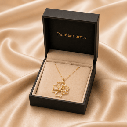 Bloom Petal Pendant Necklace - Pendant Store