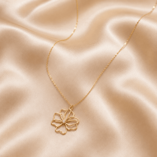 Bloom Petal Pendant Necklace - Pendant Store
