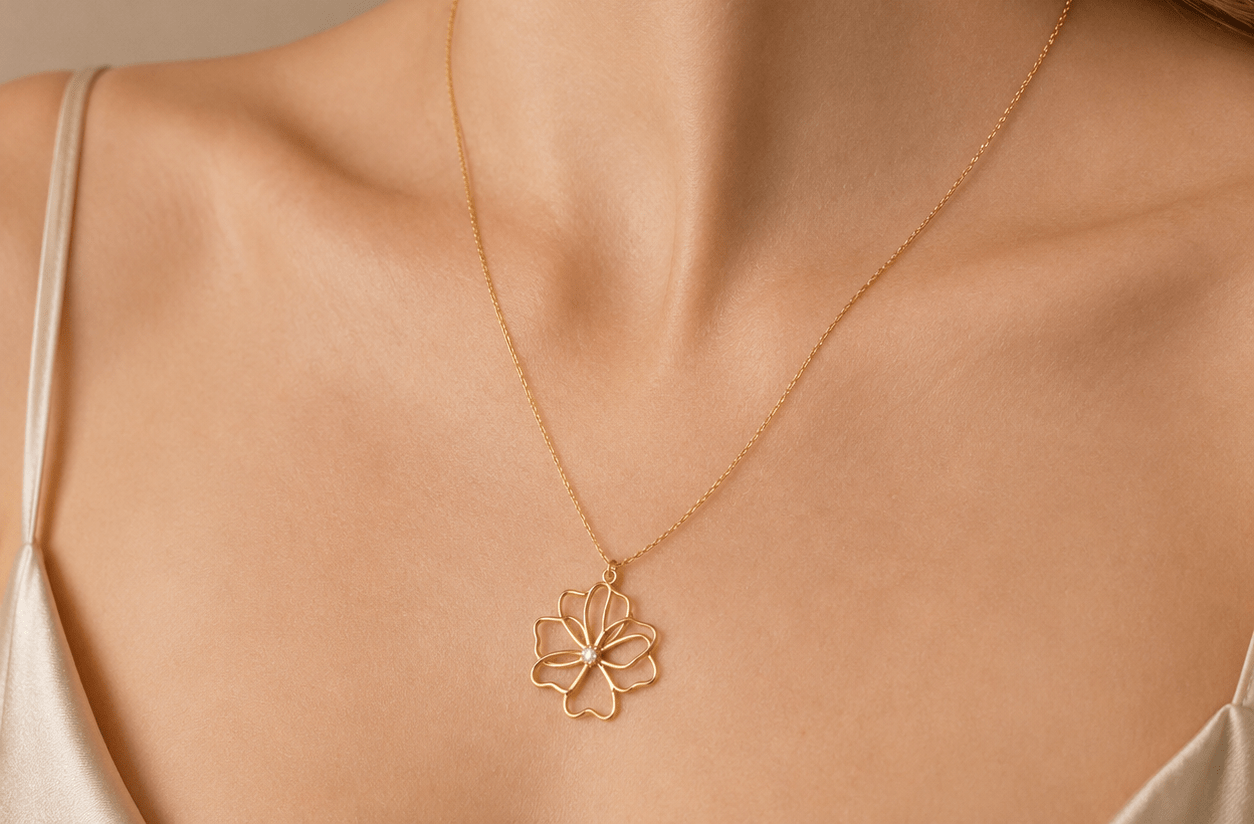 Bloom Petal Pendant Necklace - Pendant Store