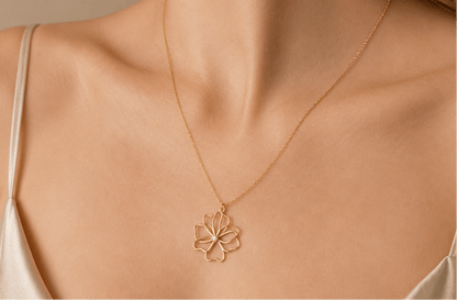 Bloom Petal Pendant Necklace - Pendant Store