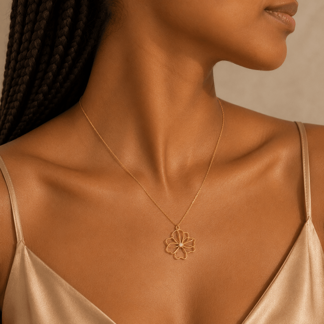 Bloom Petal Pendant Necklace - Pendant Store