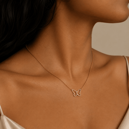 Butterfly Pendant Necklace - Pendant Store