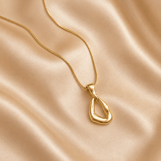 Organic Drop Pendant Necklace - Pendant Store